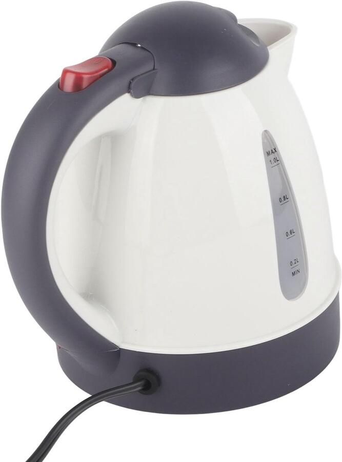 SnelShoppen 1000ML 24V Auto Waterkoker Kettle RVS Verwarmingsplaat Snelle Verhitting Koffie en Thee Bereiden voor Auto Kamperen Reizen