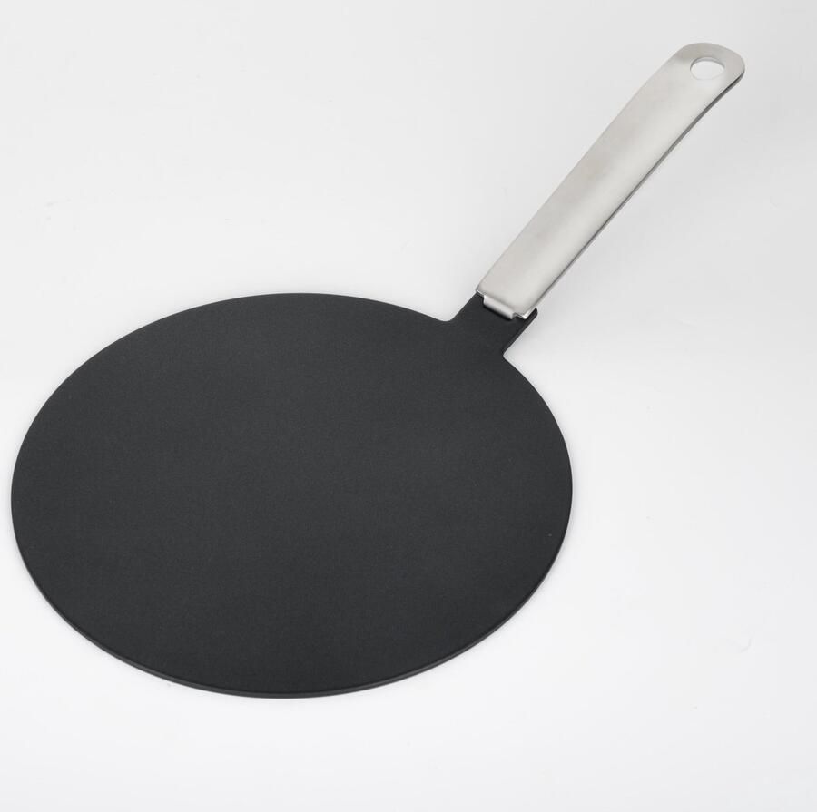 SnelShoppen 14 cm Inductiekookplaat Roestvrijstalen Warmteverspreider Inductie-Adapterplaat met Afneembaar Handvat voor Gasfornuis Ideaal voor