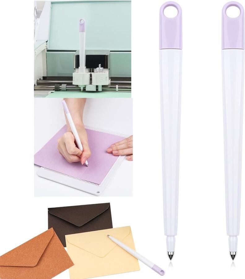 SnelShoppen 2 delige set Etspennen voor Maker 3 Maker Explore 3 Air 2 Air Etching Tool voor Vouwkaarten Enveloppen Dozen en 3D Projecten 6.3