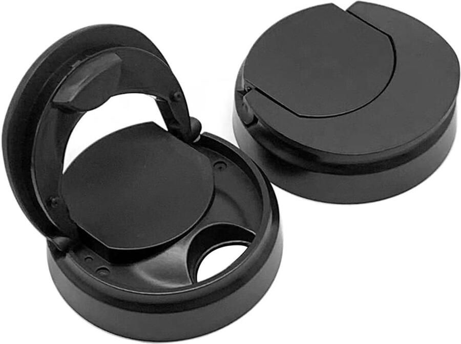 SnelShoppen 2 Pack Magic Bullet Blender Flip Top To-Go Deksels Vervangende Lid Accessoires voor Keuken Ideaal voor Smoothies en Dranken Duurzaam