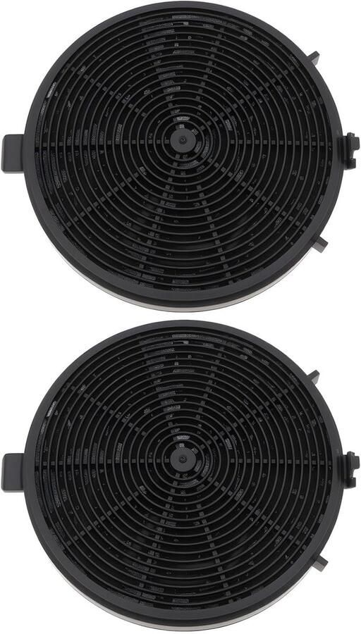 SnelShoppen 2 Stuks Actieve Koolstoffilter KF573 120x17mm voor Afzuigkap Verstelbare Koolfilter Keuken Frisse Lucht Oliedamp Absorptie