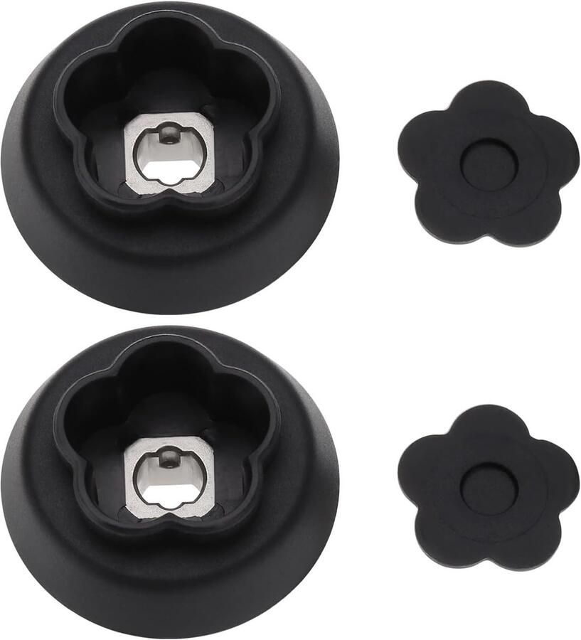 SnelShoppen 2 Stuks Mixer Koppeling Gidsen Koppeling As Connector met 5 Vertakkingskop Geschikt voor Monsieur Cuisine Connect en Smart