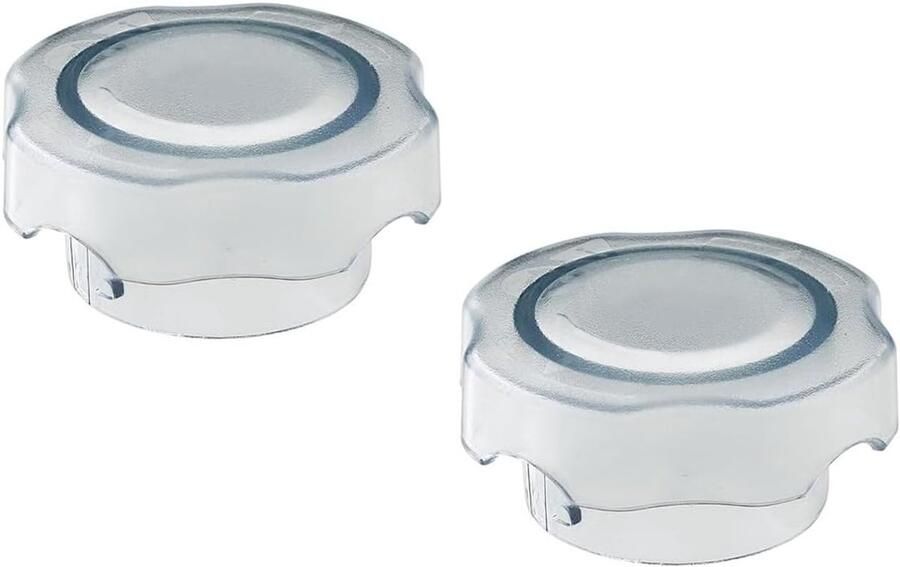 SnelShoppen 2 Stuks Vervangende Deksel voor 64oz Advance Laag-Profiel Container Blender Vervangingskap Geschikt voor Keuken en Smoothies