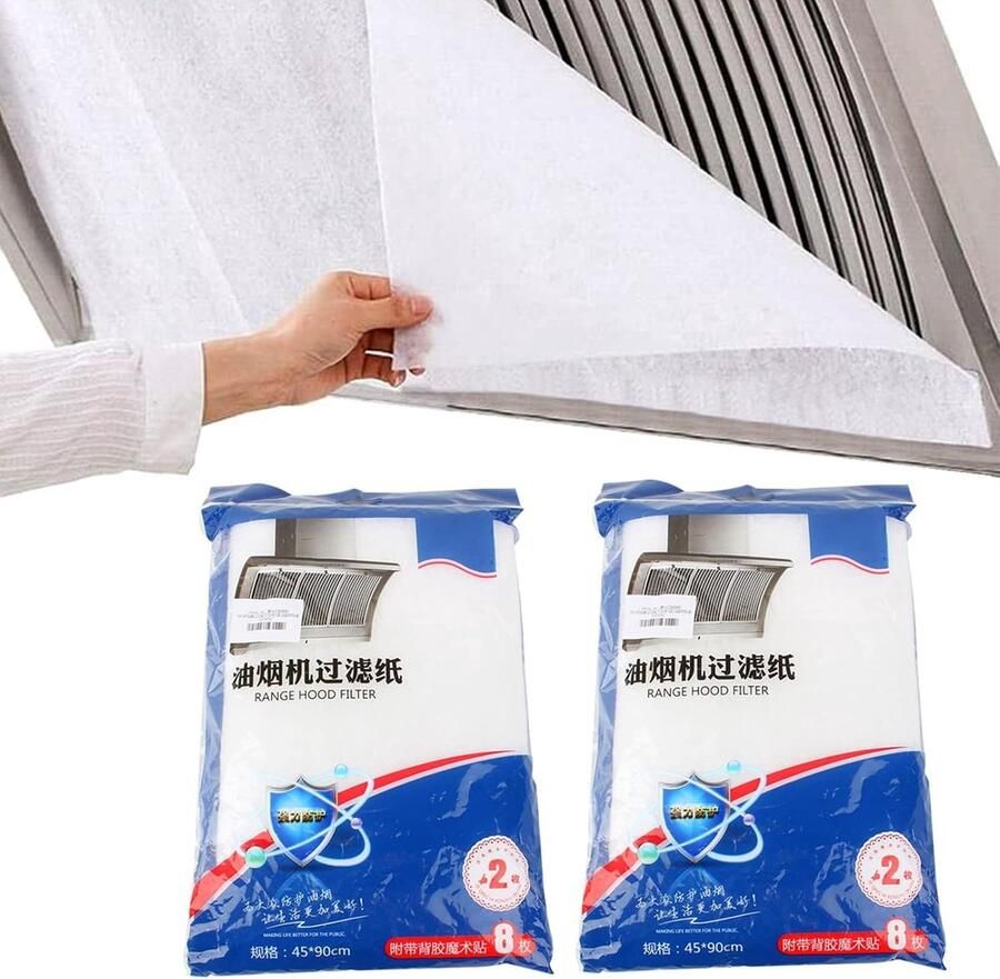 SnelShoppen 2 stuks Vetfilter voor Afzuigkap Keukenfilter voor Vet en Olie Ideaal voor Kooktoestellen Houdt je Keuken Schoon en Hygiënisch