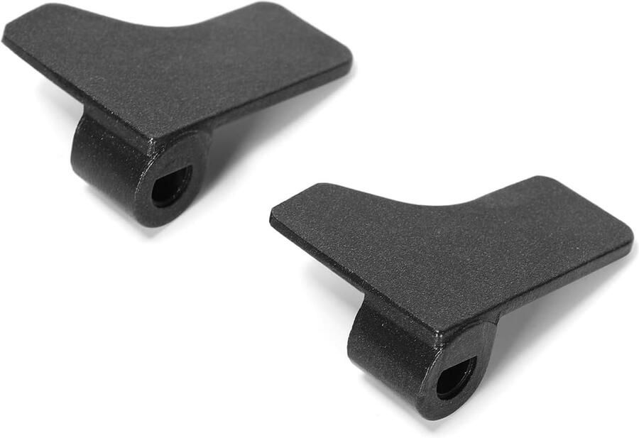 SnelShoppen 2 Stuks Zwarte Broodbakmachine Menger Blad (53 5x44mm) Geschikt Voor Broodbakmachines Duurzaam Non-Stick Keuken Accessoires