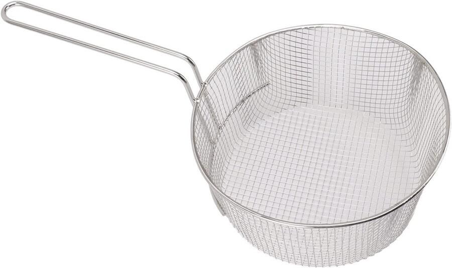 SnelShoppen 23 cm RVS Frituurmand voor Friet en Kippoten Robuuste Frituurzeef voor Thuis en Commercieel Gebruik Hoogwaardige Roestvrijstalen Fri
