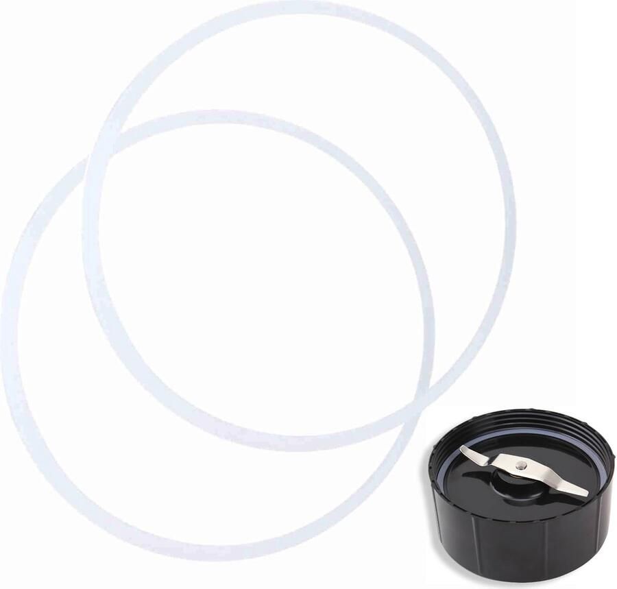 SnelShoppen 2PCS Blender Sealing O Ring Gaskets Vervangingen Rubber Juicer Blender Seal Ring Hoge Kwaliteit Siliconen voor 600W 900W 1000W 1200W J