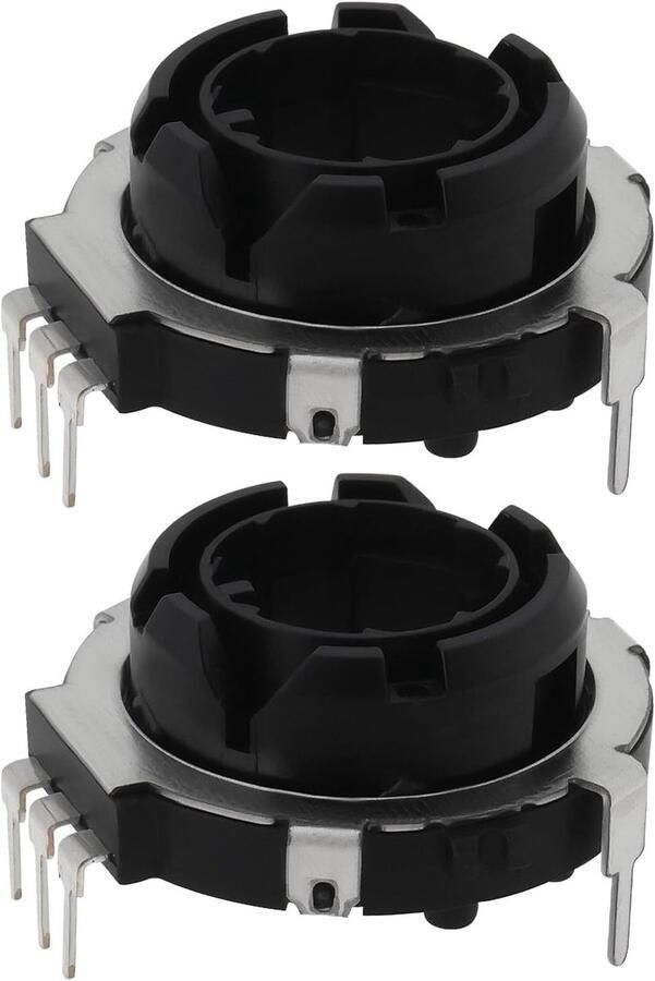 SnelShoppen 2Pcs Holle As Encoder EC25 SRGP200200 voor Auto Volume Regelaar en Cuisinart TOA-65 Toaster Oven Rotatiedial Duurzaam en Betrouwbaar
