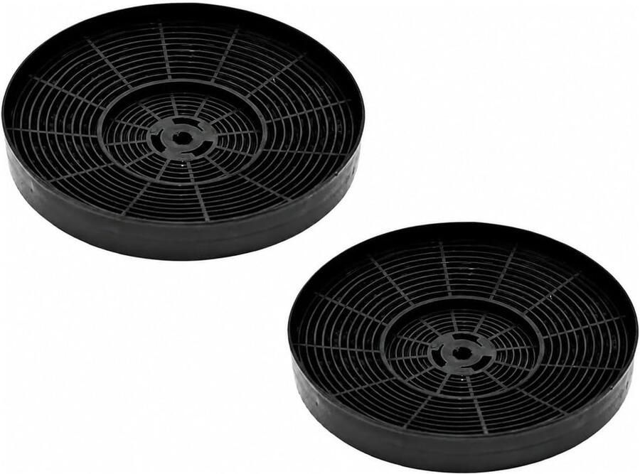 SnelShoppen 2x Carbon Filters voor Afzuigkappen Compatibel met Exquisit PKM Respekta Duurzaam en Effectief Keuken Accessoires