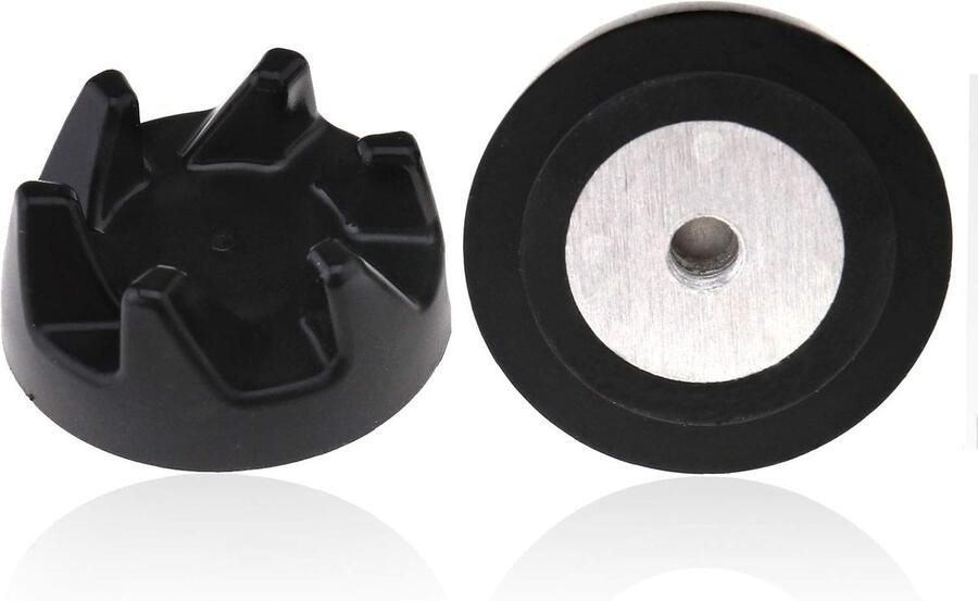 SnelShoppen 3 Stuks Rubber Klauwspindel voor Blender Vervangend Onderdeel voor Keukenapparatuur 36mm Blad Rubber en Aluminium Keukenaccessoire