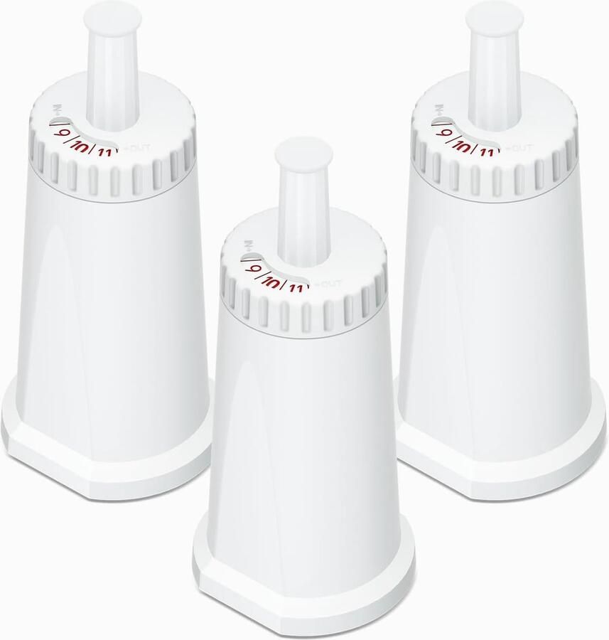 SnelShoppen 3 Stuks Waterfilter Vervanging voor Volautomatische Koffiemachines Geschikt voor Sage Barista Express Pro Waterfilter SES810 SES880 SES