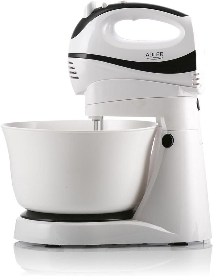 SnelShoppen 300W Handmixer met Kom 3L 5 Standen Roerapparaat Kneedmachine voor Keuken Ideaal voor Bakken en Koken