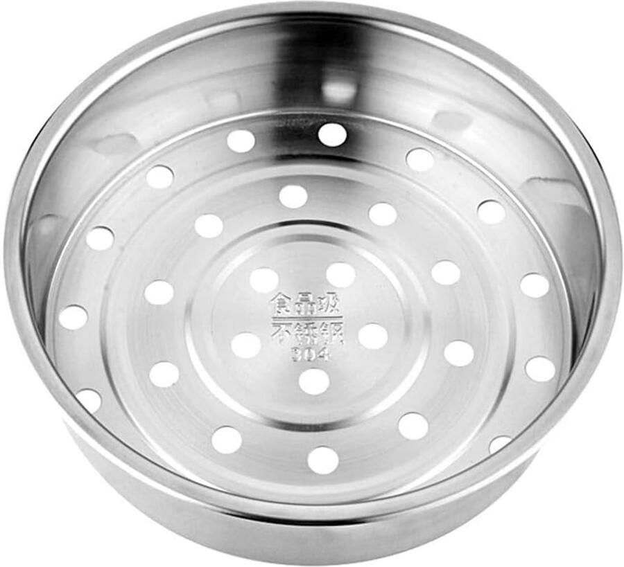 SnelShoppen 304 RVS Stoommandje 22.5cm Stoommand voor Rijstkoker Kookaccessoire voor Groenten Bananen Bollen Corrosiebestendig en Makkelijk