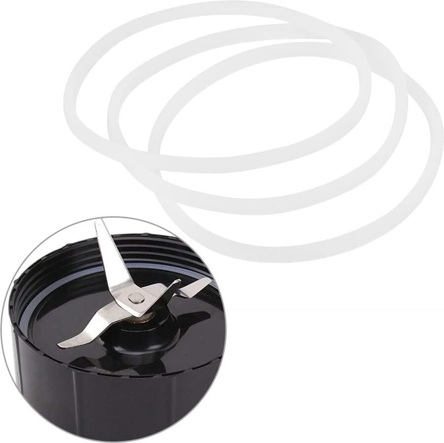 SnelShoppen 3 6Pcs Vervangingsringen Rubber Sealing Rings voor Blender Magic Bullet Accessoires O-Ringen Keuken Gereedschap Makkelijk te Install