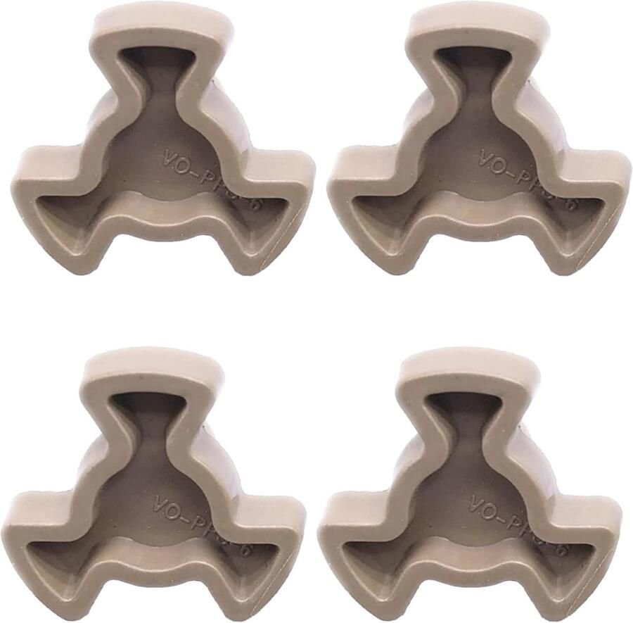 SnelShoppen 4 Pcs Magnetron Coupler Rotatie Universele Draaischijf PP Materiaal Geschikt voor de meeste Magnetrons Keuken Accessoire