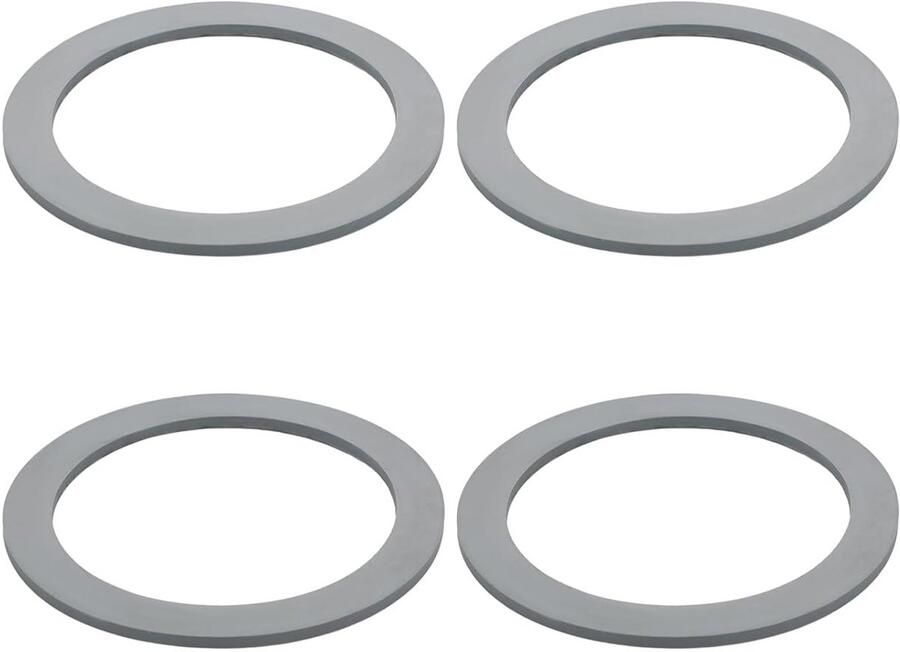 SnelShoppen 4Stuks Blender O-Ring Vervangingsrubber Grijze Gasket Compatibel met Oster en Osterizer Hoge Kwaliteit Perfecte Afdichting voor Keu