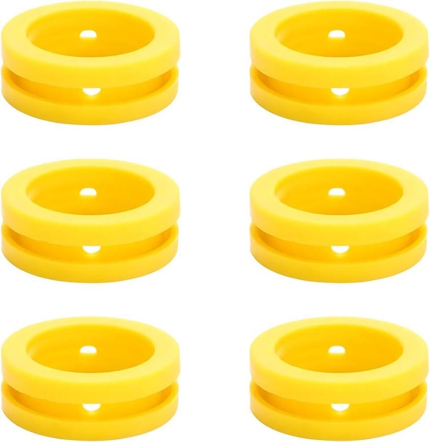 6 stuks CO2 Cilinder Afdichting Pakkingen voor Sodastream Set O-ringen Soda Machine Pakkingen Ring Compatibel met Soda Stream Quick Connect voor Modellen Duo Art C02 Refil Transfer Adapter