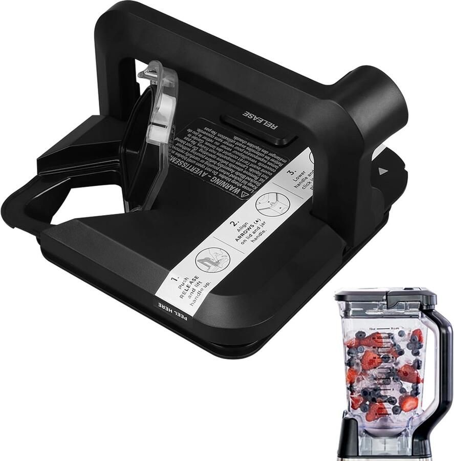 SnelShoppen 70oz Vervangende Deksel voor Blender Geschikt voor Ninja Blender Sterk en Veilige Plastic Water Tank Deksel voor Keuken Blenden Smoo