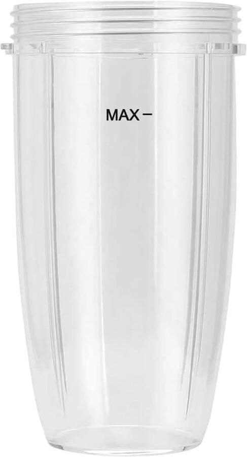 SnelShoppen 710ml Vervangende Cup voor Hoge Snelheid Blender Geschikt voor 600W en 900W Mixers Duidelijke Mokken voor Smoothies Sap en Meer 2