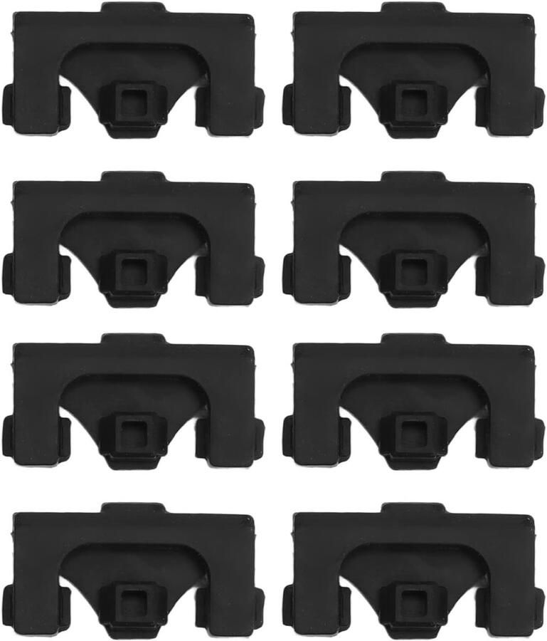 SnelShoppen 8 Stuks Rubber Bumpers Voor De Airfryer Siliconen Rubber Voetjes Voor De Airfryer Antikras Beschermmat Voor Airfryer Keuken Accessoir