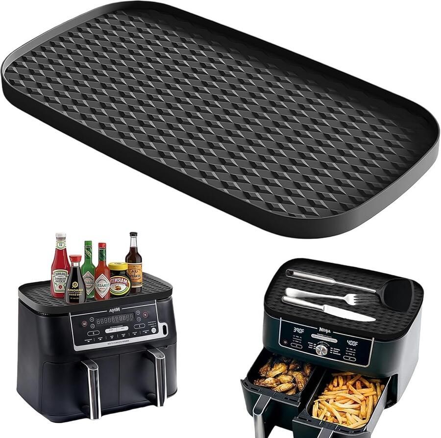 SnelShoppen Accessoires voor Airfryer Siliconen Vorm Heteluchtfriteuse Dual Zone Airfryer Inzetstuk Herbruikbaar en Duurzaam Voor Ninja AF40