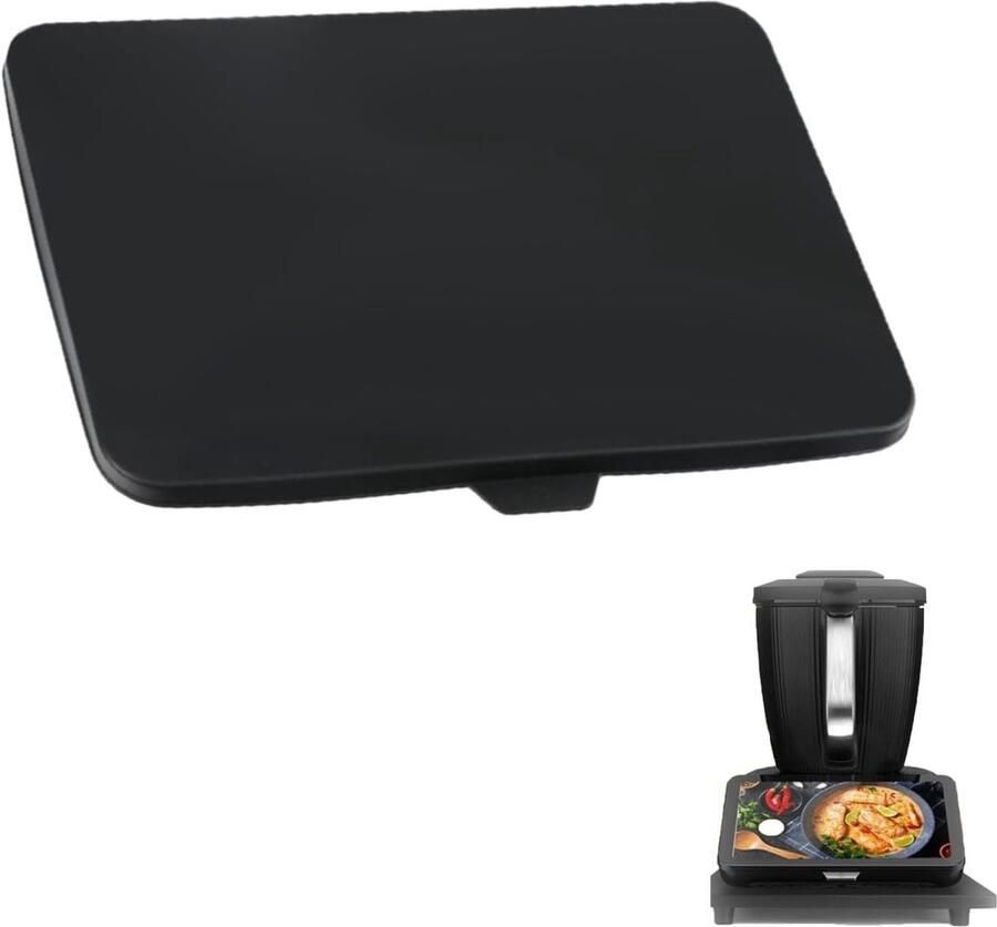 SnelShoppen Accessoires voor Keukenmachine TM7 Displaybeschermfolie voor Thermomix TM7 Siliconen Hoes Zwart Bescherming Tegen Krassen Waterdicht
