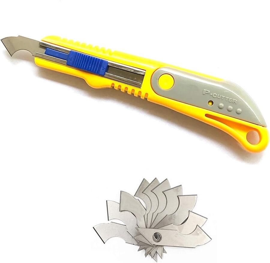 SnelShoppen Acrylic Cutter en 10-delige Mes Set Multifunctionele Snijder voor Acryl en Plexiglas Verbeterde Versie Hoogwaardige Materialen