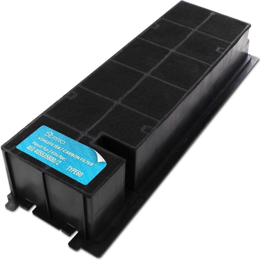SnelShoppen Actieve Koolfilter voor Afzuigkap Type 60 Rechthoekig Filtratiesysteem Vervangingsfilter voor Keuken Geschikt voor Modelle