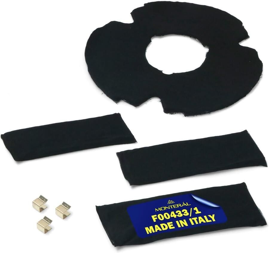 SnelShoppen Actieve Koolstoffilter Afzuigkap Ø 240 mm Geschikt voor Elica F00433 1 Hoogwaardige Koken Filter Made in Italy - Foto 1