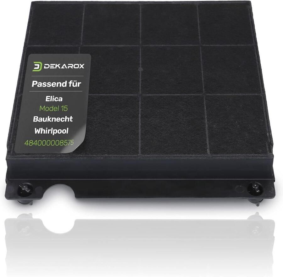 SnelShoppen Activated Carbon Filter voor Afzuigkap Geschikt voor Elica Electrolux Whirlpool 230x190x30mm Kookplaat Ventilatie