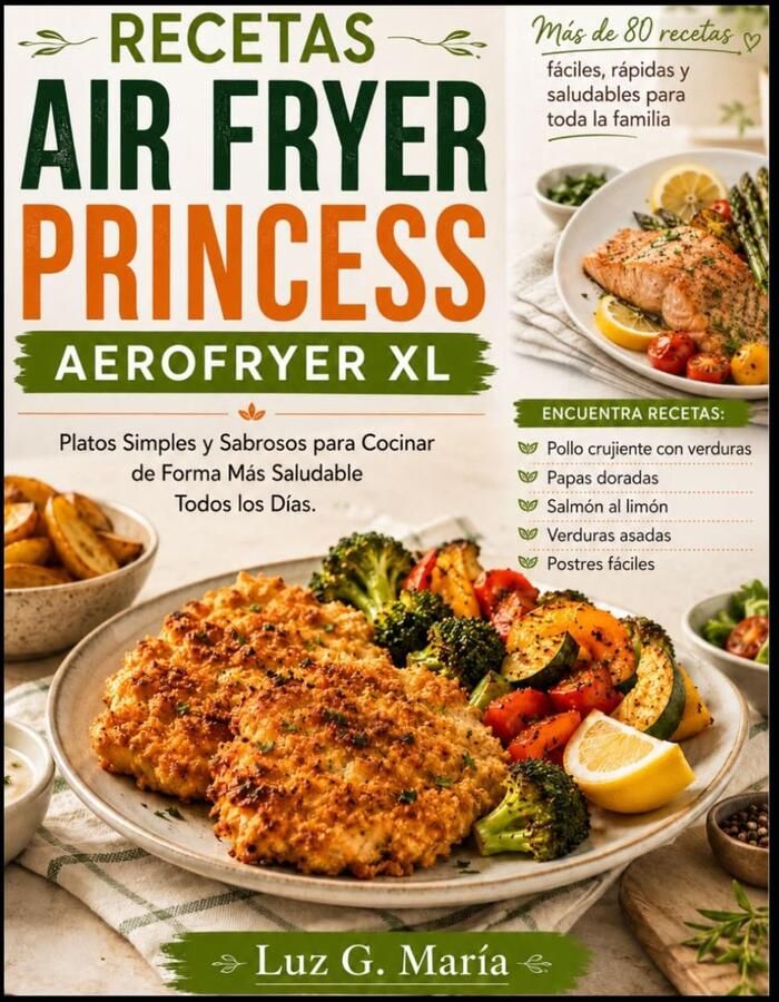 SnelShoppen Air Fryer Kookboek voor Princess Aero Fryer XL Gezonde Recepten Simpele Gerechten Dagelijkse Maaltijden Perfect voor Keuken en Gezi