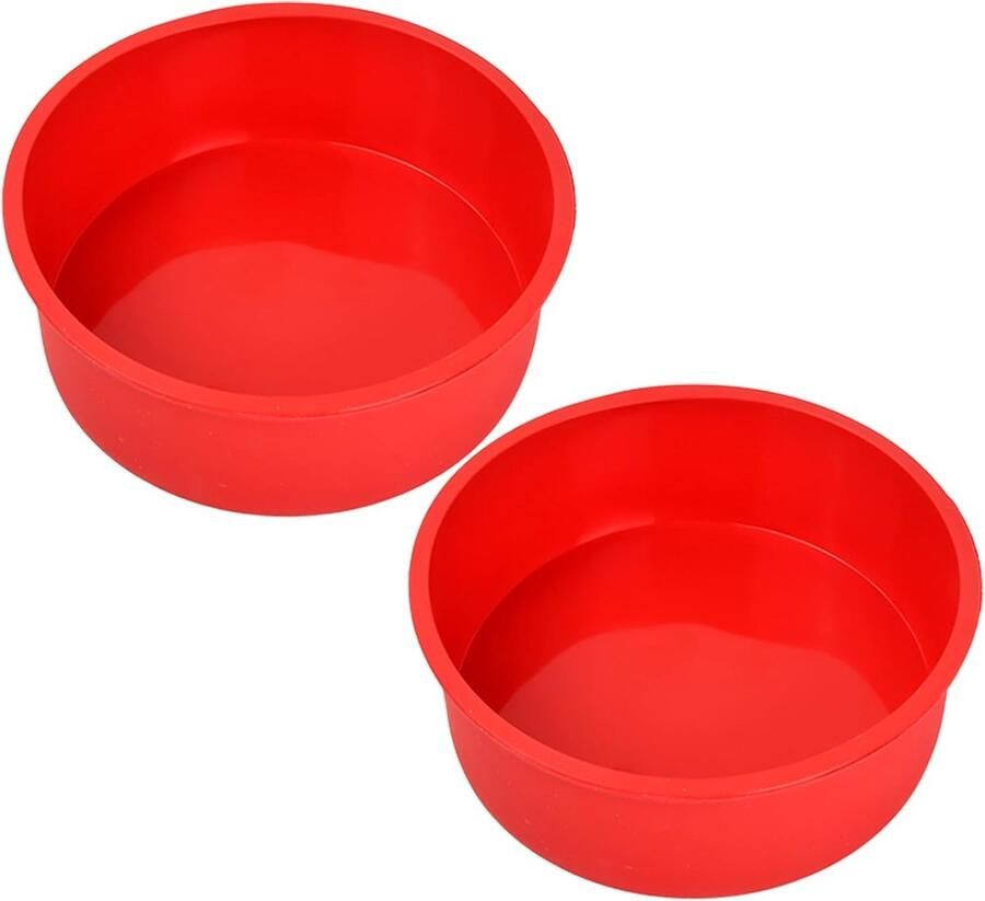 SnelShoppen Air Fryer Siliconen Liners 6 Inch Voedsel Veilige Silicone Air Fryer Accessoires Multifunctioneel Geschikt voor Air Fryer Oven en M