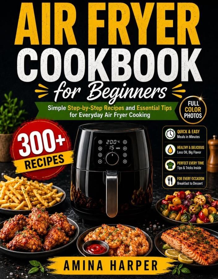 SnelShoppen Airfryer Kookboek voor Beginners: Eenvoudige Stap-voor-Stap Recepten en Essentiële Tips voor Dagelijks Airfryer Koken