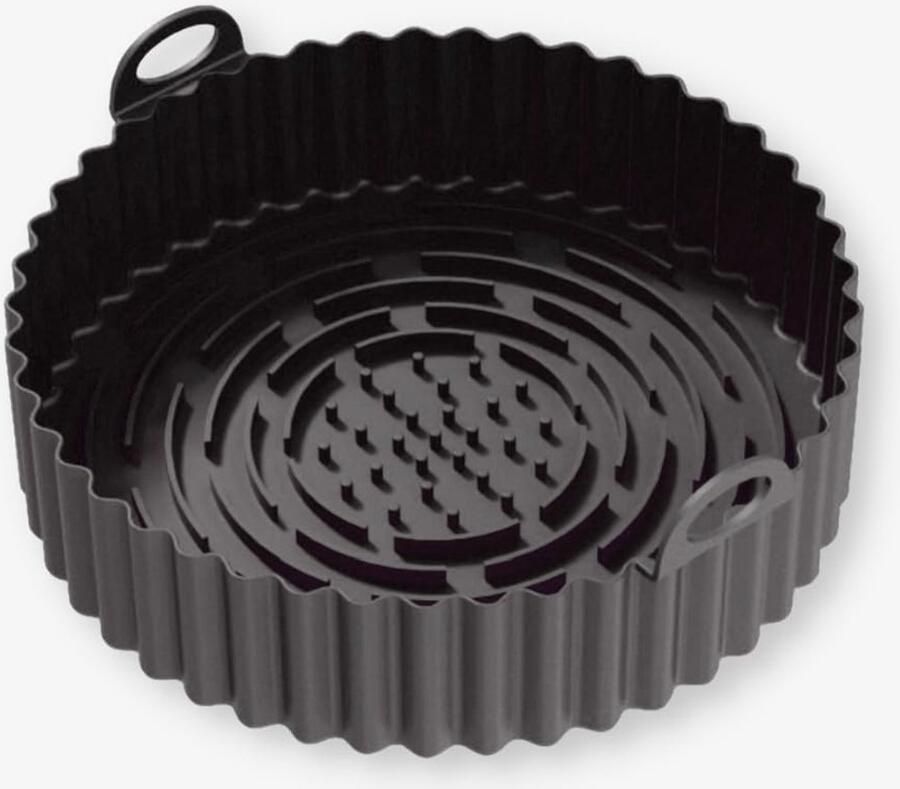SnelShoppen Airfryer Siliconen Bakje XL Airfryer Accessoires Bakvorm Ø 20cm Hittebestendig Krasvrij Perfect voor Keuken Feest en Camping