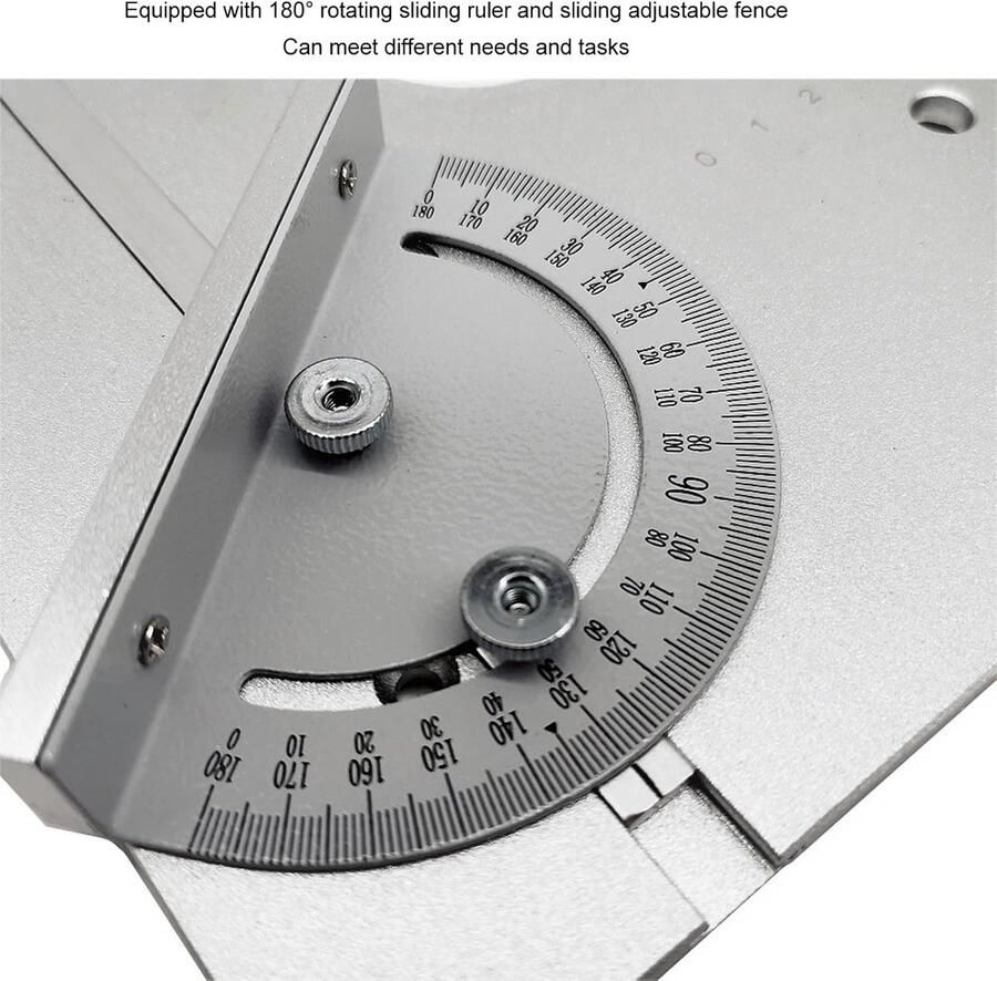 SnelShoppen Aluminium Routertabel Plaatplaat voor Nauwkeurige Bewerking Geanodiseerde Aluminiumlegering Geschikt voor Grote Routemachine en Snijma