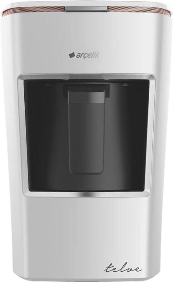 SnelShoppen Arcelik Telve Turkse Koffiezetapparaat Wit Elektrische Koffiemaker voor Perfecte Turkse Koffie Compact en Stijlvol voor Keuken en Fe