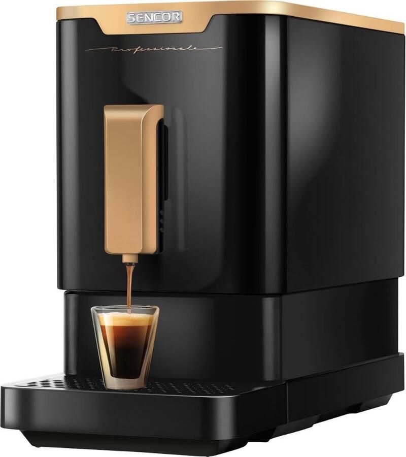 SnelShoppen Automatische Espressomachine met Koffiemolen en 19 Bar Druk Compacte Barista Express Koffiemaker LED Paneel met Touch-Toetsen Idea