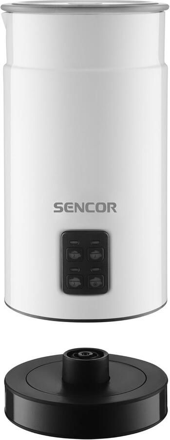 SnelShoppen Automatische Melkopschuimer SMF 2030WH RVS Wit Voor Perfecte Cappuccino Latte Macchiato Thuis en Koffiebar