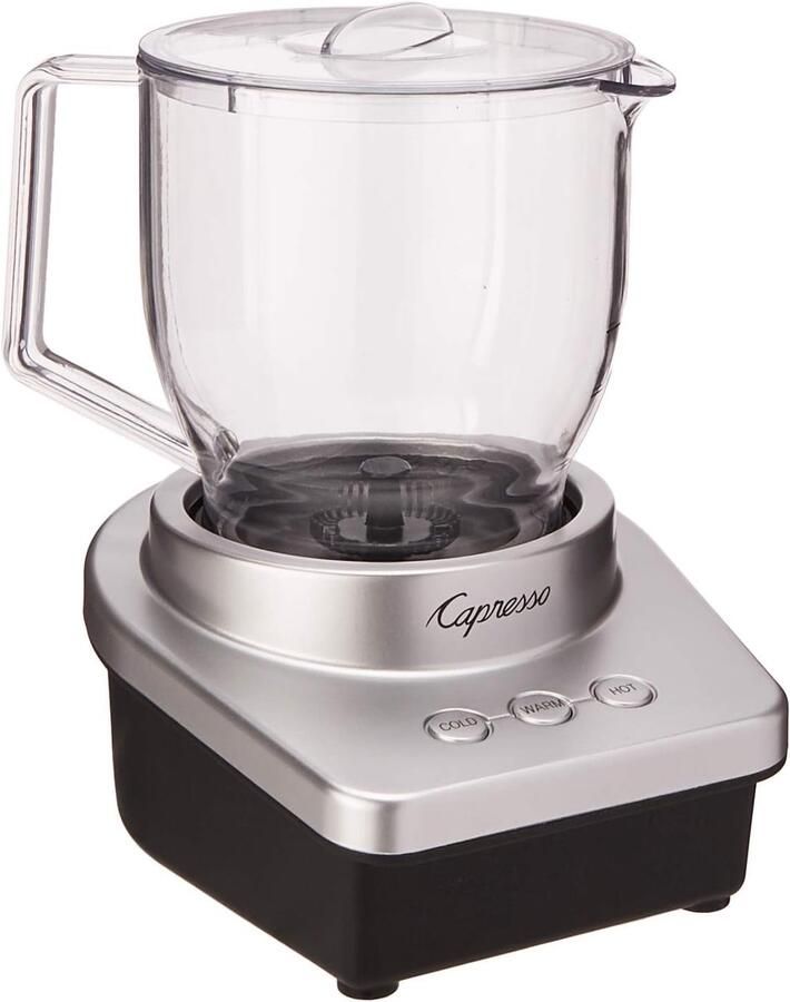 SnelShoppen Automatische Melkopschuimer voor Cappuccino en Latte 12 oz Zwart Grote Capaciteit Perfecte Schuim BPA-vrij Makkelijk schoon te mak