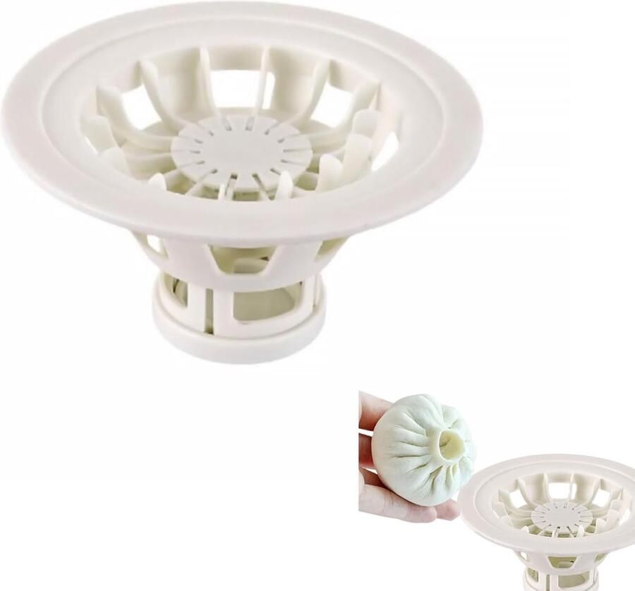 SnelShoppen Baozi Maker Machine Stoombrood Mold voor Gebak Pelmeni Vorm Buns voor Huisgemaakte Bao Buns Chinese Keuken Bakrollen Wit