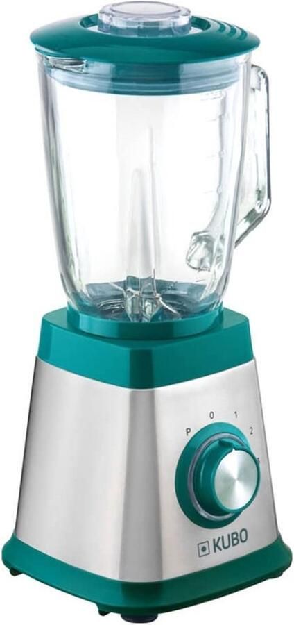 SnelShoppen Blender met Glazen Kan 1000 W Vermogen 4 Snelheden 6 RVS Messen Capaciteit 1 5 l Perfect voor Smoothies Soepen en Sauzen