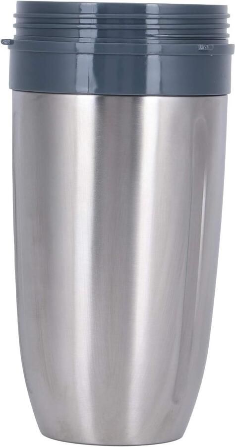 SnelShoppen Blender Vervangcup Duurzame Herbruikbare Juicer Cup van Roestvrijstaal Veilig en Niet-Toxisch voor 600W 900W 1000W Sap Extractor Eleg