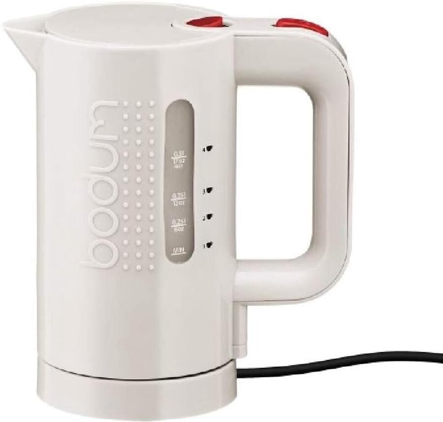 Thijox Elektrische Waterkoker 0 5L Crèmekleurig 700 Watt Automatische Uitschakeling Ideaal voor Koffie Thee Soepen Keuken Feest Campin