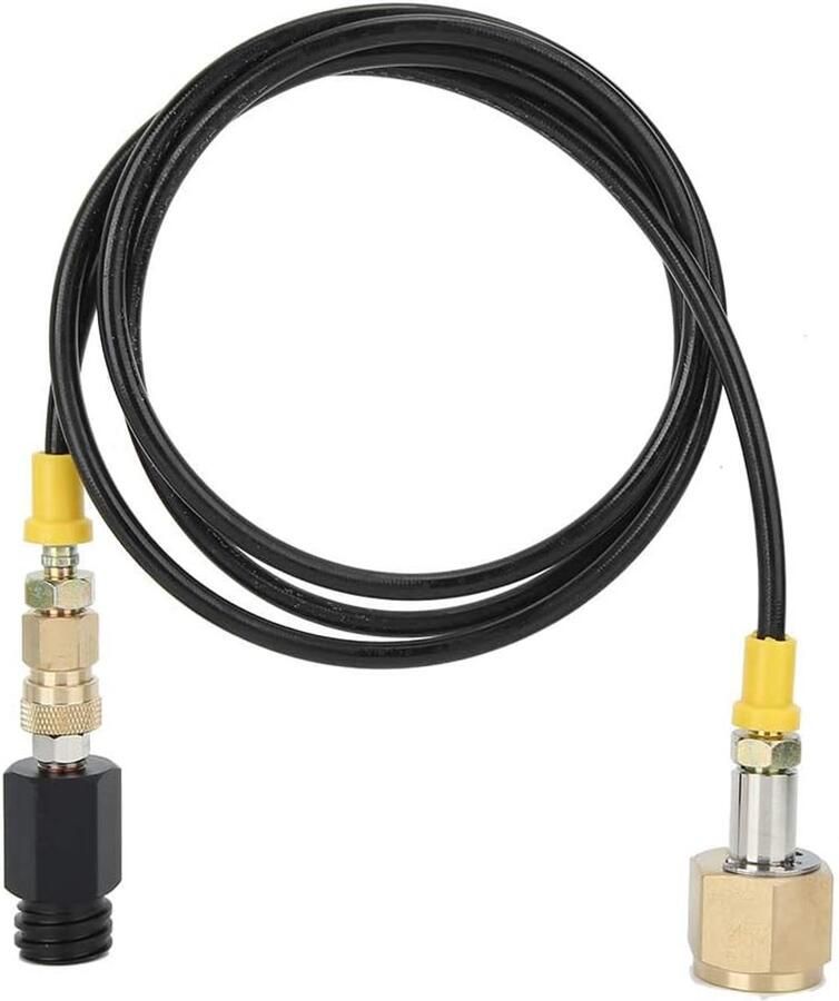 SnelShoppen CO2-tankadapterslangenset 1 5 M W21.8-14 DIN477 Directe Adapter voor Soda Hoogdrukslangset Ideaal voor Feest Camping Keuken