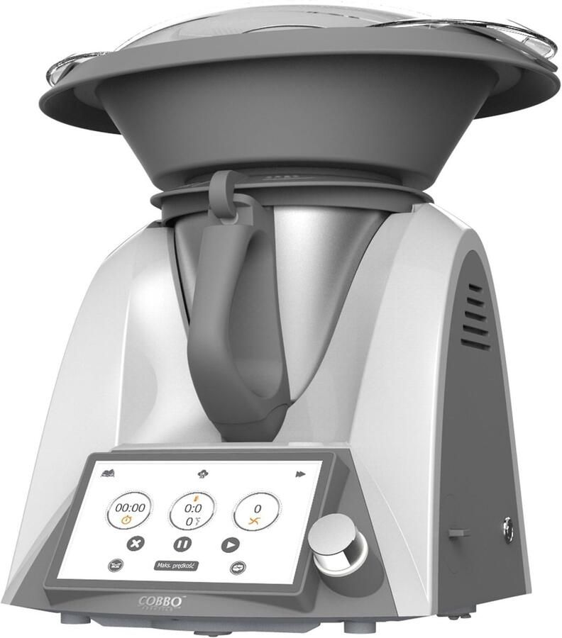 SnelShoppen Multifunctionele Keukenrobot Cobbo OC-1 Wit Grijs Wifi Verbonden Automatische Receptupdates Voor Koken Bakken en Bereiden van Gerec