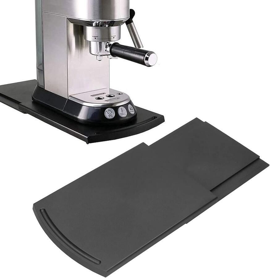 SnelShoppen Coffee Maker Sliding Drawer Keukenapparaat Verplaatsbare Caddy voor Air Fryer Blender en Mixer 12x8.5x1 inch Koffiemachine Beweegba