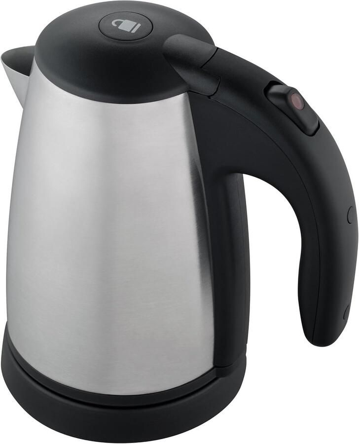 SnelShoppen Compact 0.6L Waterkoker RVS Ideaal voor Hotelkamers B&B Kantoor Klein Efficiënt & Stijlvol EU Plug