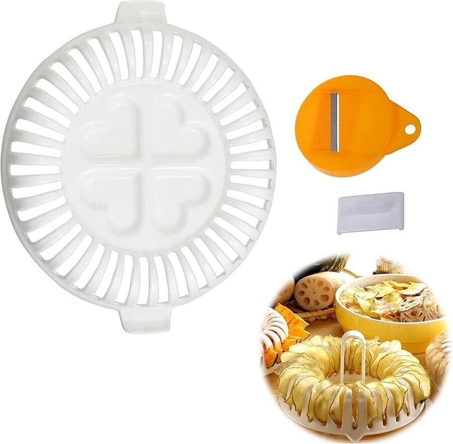 SnelShoppen Creatieve Magnetron Patat Frituur Maker Gezonde Vetvrije Aardappelchips Ideaal Voor Kinderen Keukenaccessoire Voor Feest En Tuin
