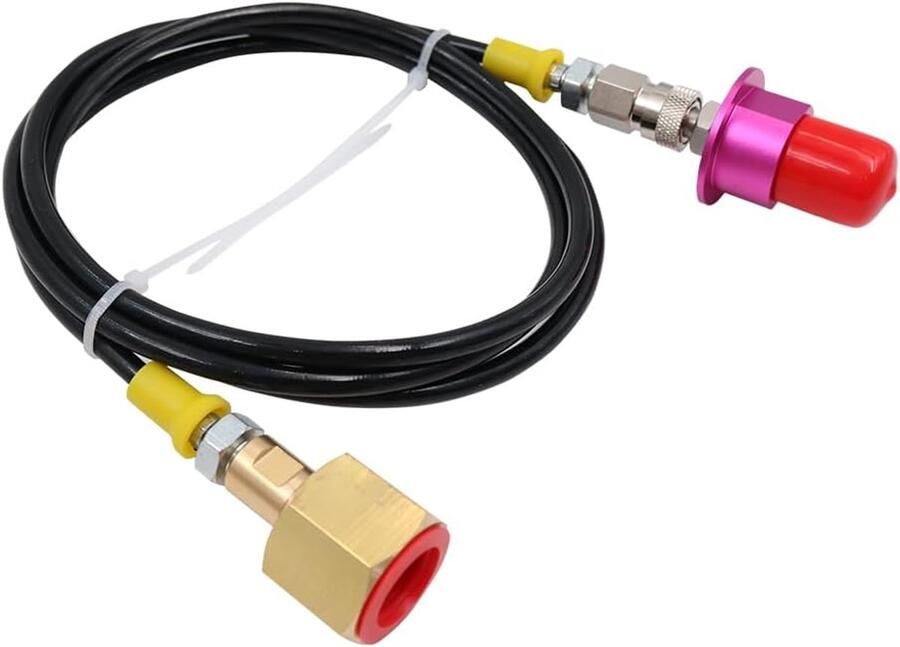 SnelShoppen Cylinder Quick Connect Adapter Softdrank Dispenser Aansluitslang 1.5m CO2 Adapter Hoge Druk Slang CO2 Tank Adapter Set Geschikt voor