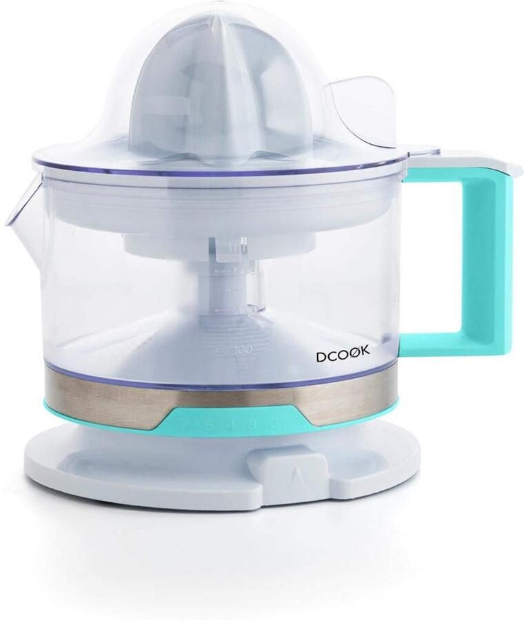SnelShoppen DCOOK Elektrische Sapcentrifuge 40 W Wit Standaard Sapmaker voor Vers Sap Keuken Gezond Fruit Groenten Compact en Handig voor Thu